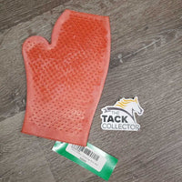 Double Sided Pimple Grip Grooming Mitt, tag, bag *new, stains, film
