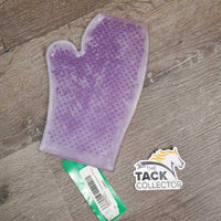 Double Sided Pimple Grip Grooming Mitt, tag, bag *new, film, v.stained & faded

