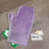 Double Sided Pimple Grip Grooming Mitt, tag, bag *new, film, v.stained & faded
