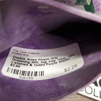 Double Sided Pimple Grip Grooming Mitt, tag, bag *new, film, v.stained & faded
