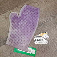 Double Sided Pimple Grip Grooming Mitt, tag, bag *new, film, v.stained & faded
