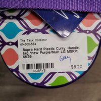 Hard Plastic Curry, Handle, tag *new
