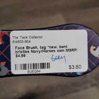 Face Brush, tag *new, bent bristles
