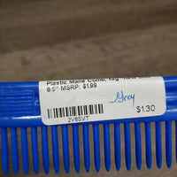 Plastic Mane Comb, tag *new

