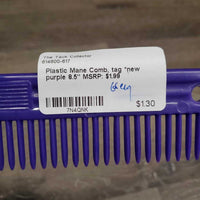 Plastic Mane Comb, tag *new
