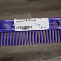 Plastic Mane Comb, tag *new
