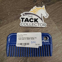 Wide Plastic Mane Comb, tag *new
