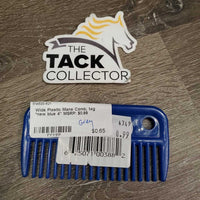 Wide Plastic Mane Comb, tag *new
