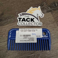 Wide Plastic Mane Comb, tag *new
