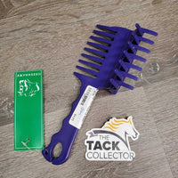Plastic Braiding Comb & attached Clip, tag *new
