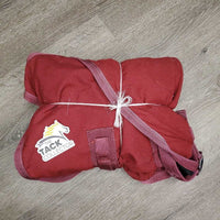 Cotton Stable Sheet, twine tail *gc, clean, 0 legs, mnr dirt, hay, pills, fuzz, rubs, faded, threads
