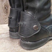 Pr Dress Boots, Zips *vgc, clean, mnr rubs, scuffs & scratches
