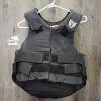 Hard Cell Safety Vest *vgc, mnr pulled zipper end, dirt & unstitched tag edge *10/2015
