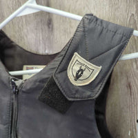 Hard Cell Safety Vest *vgc, mnr pulled zipper end, dirt & unstitched tag edge *10/2015

