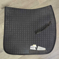 Thick Quilt Dressage Saddle Pad *gc, clean, dirty, faded, residue, hairy, rubs, clumpy
