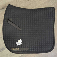 Thick Quilt Dressage Saddle Pad *gc, clean, dirty, faded, residue, hairy, rubs, clumpy
