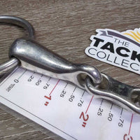 Thick Hvy French Link Loose Ring Bit, flat center bar *vgc, clean, scratches, stains & scuffs
