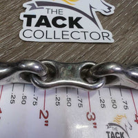 Thick Hvy French Link Loose Ring Bit, flat center bar *vgc, clean, scratches, stains & scuffs
