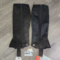 Synthetic Half Chaps *fair, v.peeled, shedding dirty, faded, rubs, hairy
