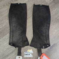 Synthetic Half Chaps *fair, v.peeled, shedding dirty, faded, rubs, hairy
