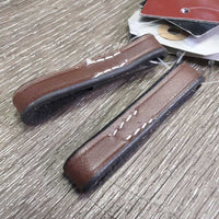 2 Leather Bit Keepers, tag *new

