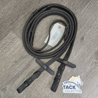 Pr Rubber Reins, 2x stoppers *vgc, mnr dirt
