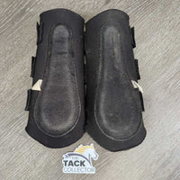 Neoprene Closed Boots, velcro *fair, clean, edges: peeled, v.chipped & cracked, residue, rips, rubs, pills
