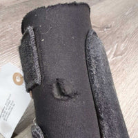 Neoprene Closed Boots, velcro *fair, clean, edges: peeled, v.chipped & cracked, residue, rips, rubs, pills
