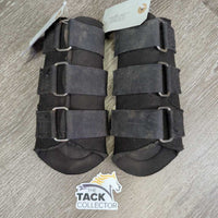 Neoprene Closed Boots, velcro *fair, clean, edges: peeled, v.chipped & cracked, residue, rips, rubs, pills
