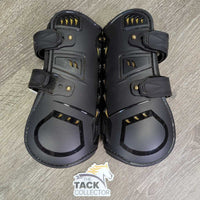 Open Front Boots, velcro tabs, box *New
