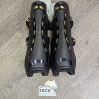 Open Front Boots, velcro tabs, box *New
