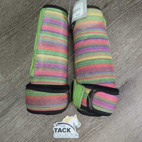 Closed Neoprene Sport Boots, velcro *gc, dirty, hairy, stains, hair, threads
