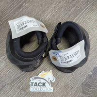 No Turn Bell Boots, velcro *gc/fair, v.torn edges, clean, stains, faded, scrapes, residue

