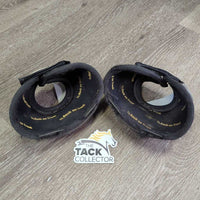 No Turn Bell Boots, velcro *gc/fair, v.torn edges, clean, stains, faded, scrapes, residue
