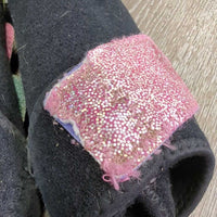 Closed Front & Hind Neoprene Sport Boots, velcro *gc, hairy, rubs, clean, residue, frayed edges, rip
