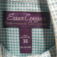 LS Show Shirt, 2x Button Collars *vgc/gc, clean, older, mnr stained edges
