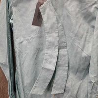 LS Show Shirt, 2x Button Collars *vgc/gc, clean, older, mnr stained edges
