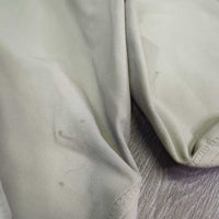 Side Zip Hvy Breeches *vgc, puckers, unstitched pleats, rubs, pills, snags, older
