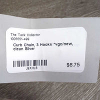 Curb Chain, 3 Hooks *vgc/new, clean
