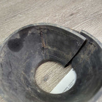 Pr Rubber Ribbed Bell Boots *gc/fair, v.dirty/filthy, hair
