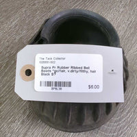 Pr Rubber Ribbed Bell Boots *gc/fair, v.dirty/filthy, hair
