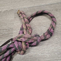 Thick Soft Nylon Rope Halter *fair, v.chewed/flattened, dirt, stains
