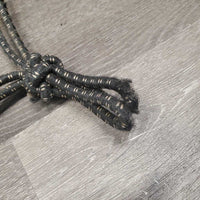 Stiff Nylon Rope Halter *gc, rubs, stains, v.dirty, frays, twists
