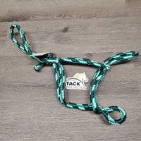 Narrow Round Hollow Nylon Rope Halter *xc/vgc, clean, mnr broken strings
