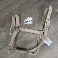 Thick Nylon Hlater *gc/fair, dirt, v.faded, discolored, stains, frays, xholes, older
