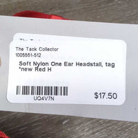 Soft Nylon One Ear Headstall, tag *new
