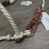 Adjustable Leather & Lariat Headsetter Tie Down *xc, clean, mnr stains
