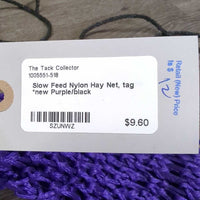 Slow Feed Nylon Hay Net, tag *new
