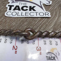 Thin Single Twisted Wire Sweet Iron Western v.fine Loose Ring Bit *gc, residue, bent ring
