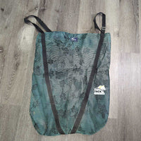 x.hvy Mesh Hay Bag, adjustable straps *vgc, clean, VERY Musty?SMELLS, older
